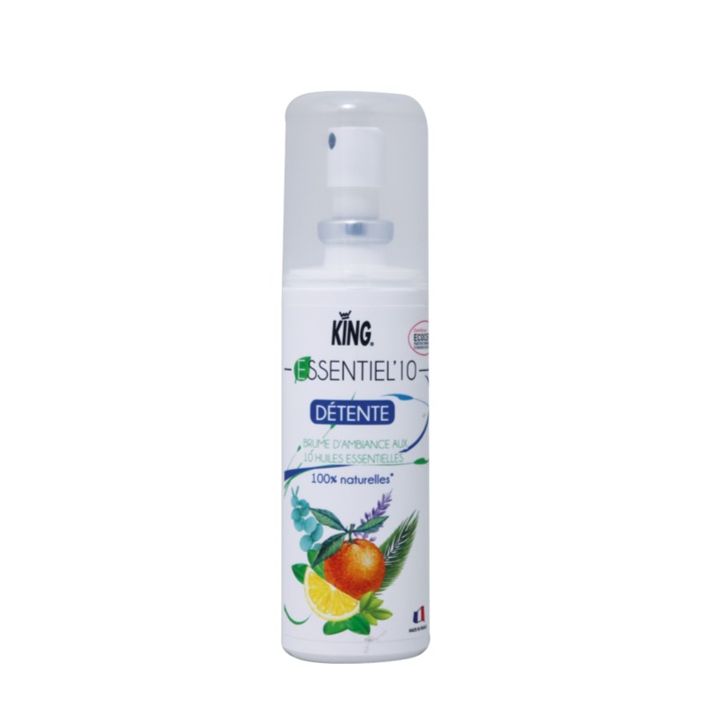 Essentiel'10 Détente Ecocert - Raumspray auf Basis ätherischer Öle - King - 75 ml